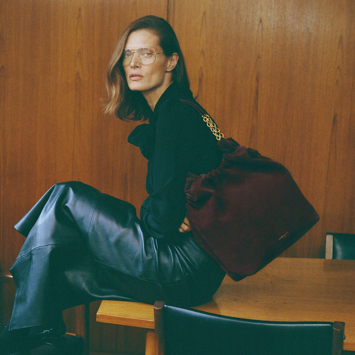 The Miami - burgundy suede & burgundy smooth -