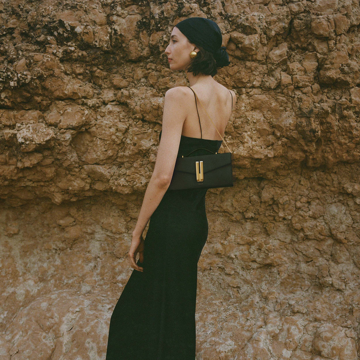 The Vancouver Clutch - black smooth -