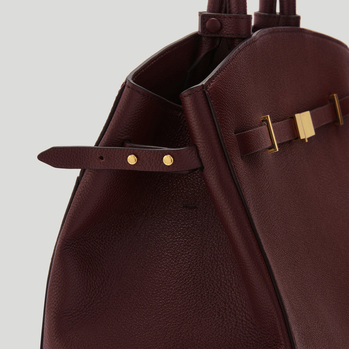 The Hudson - burgundy small grain -