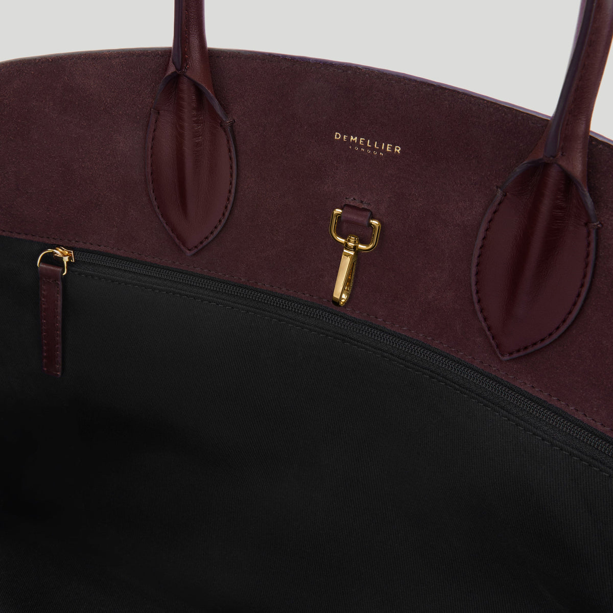 The Hudson - burgundy suede & tan smooth -