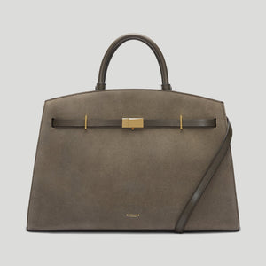 The Hudson - deep olive suede & deep olive smooth -