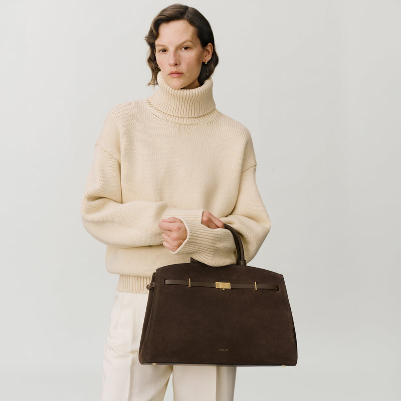 The Hudson - mocha suede & mocha smooth -