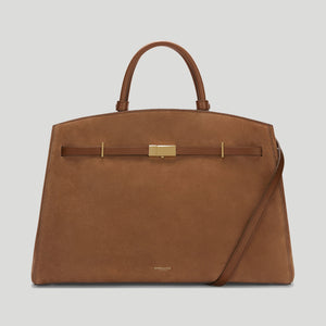 The Hudson - deep tan suede & tan smooth -