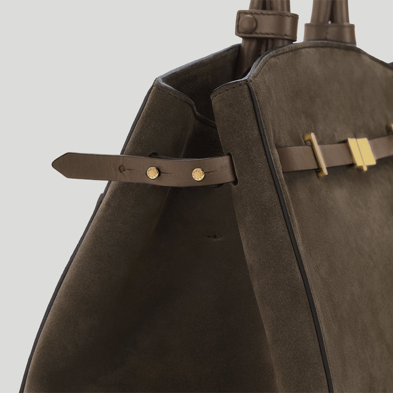 The Hudson - hazel suede & hazel smooth -