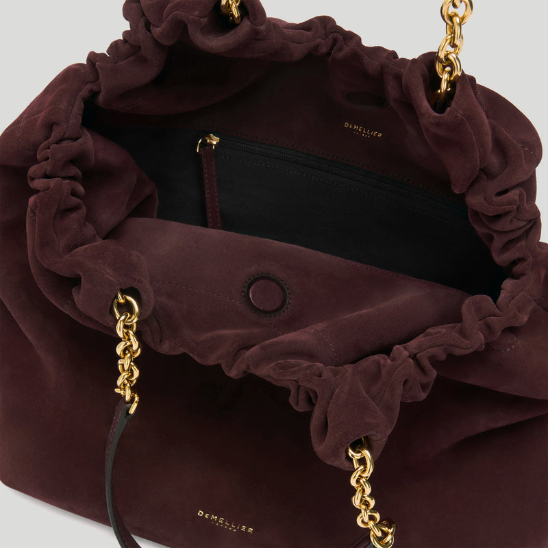 The Miami - burgundy suede & burgundy smooth -