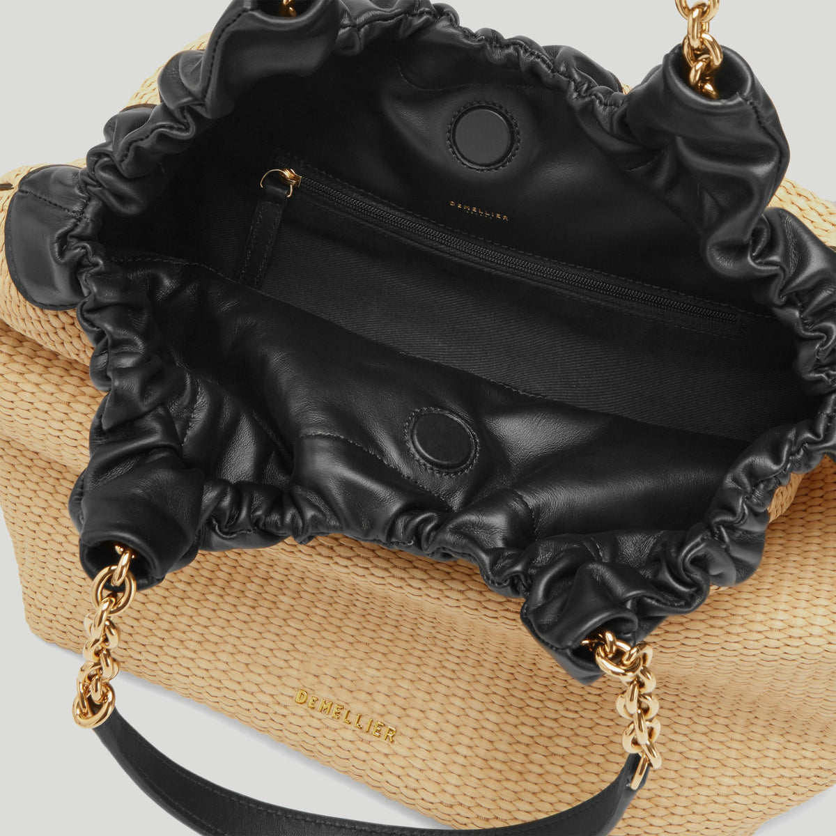 The Miami - warm raffia black smooth -