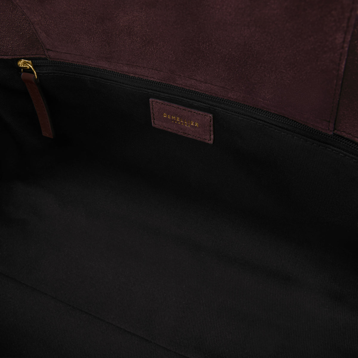 The Midi Hudson - burgundy suede & burgundy smooth -