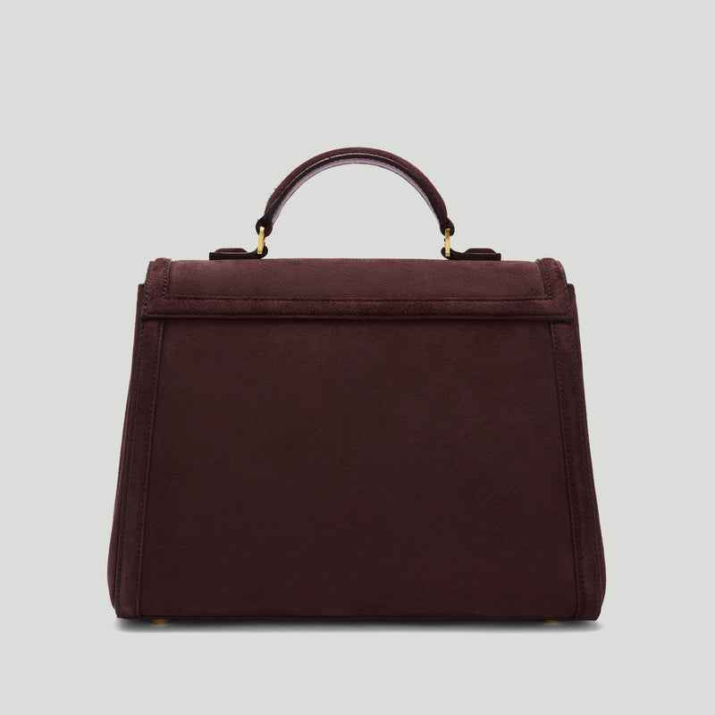 The Midi Paris - burgundy suede & burgundy smooth -