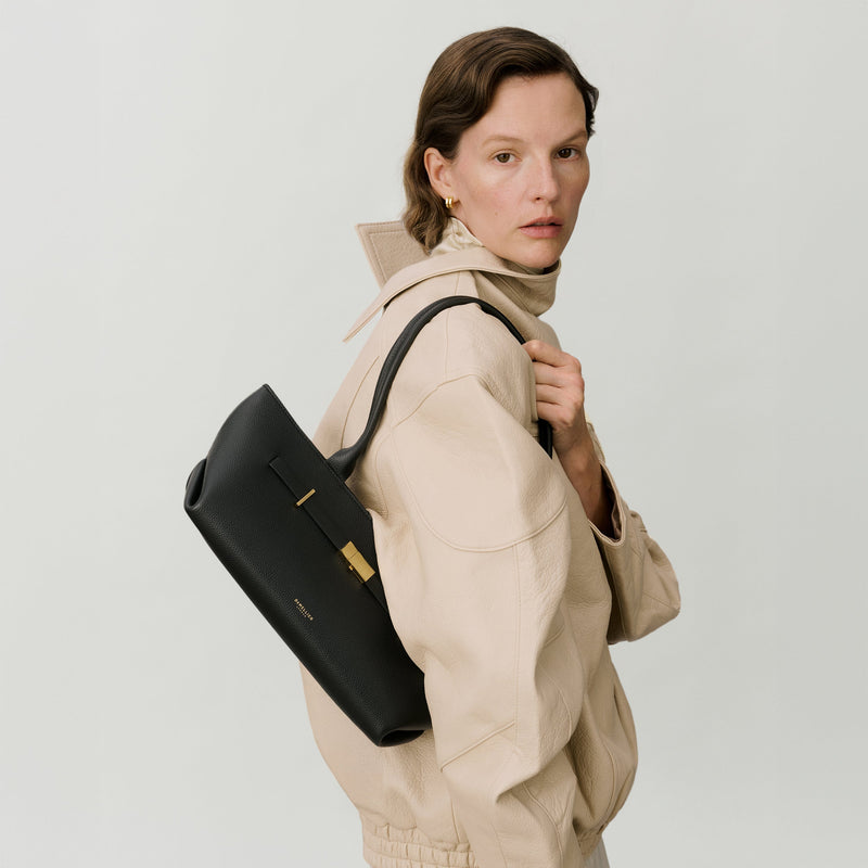 The New York Shoulder - burgundy suede & burgundy smooth -