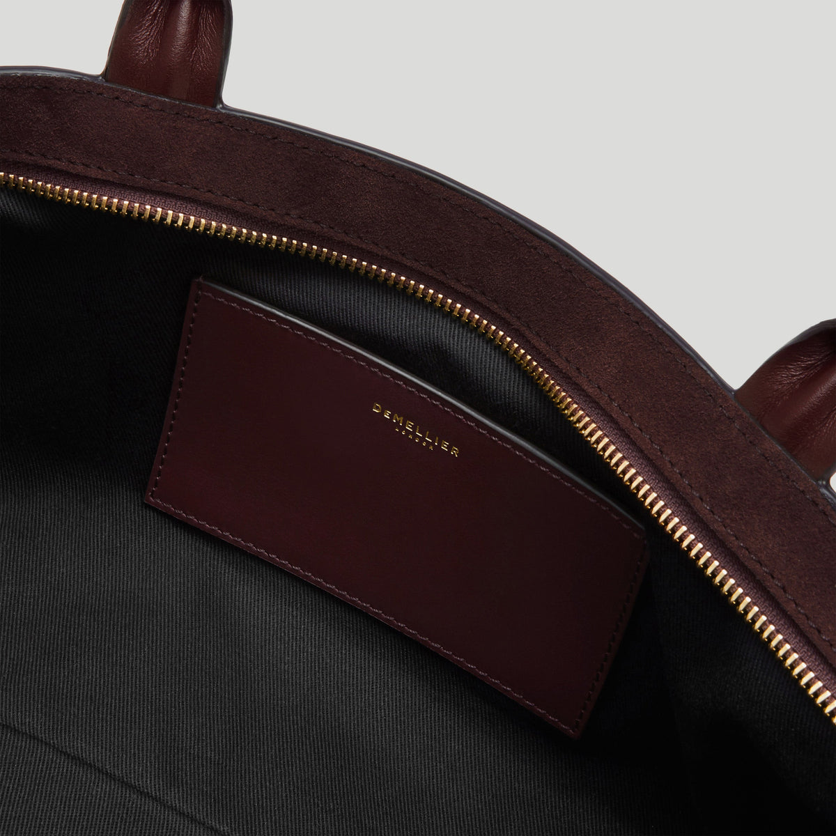 The New York Shoulder - burgundy suede & burgundy smooth -