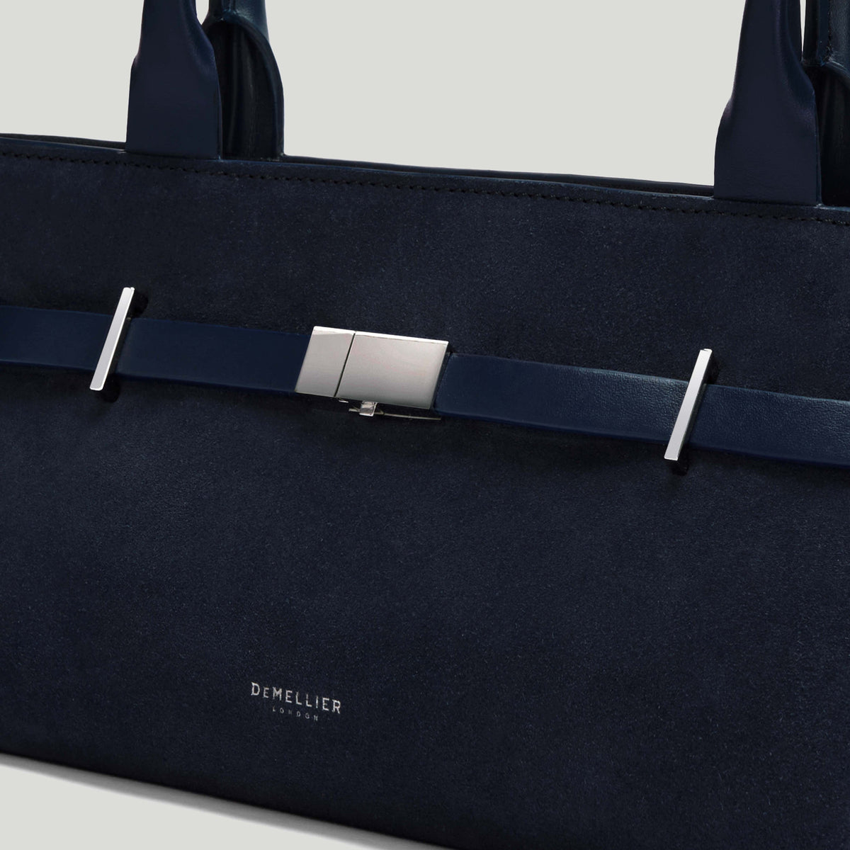 The New York Shoulder - midnight blue suede & modinight blue smooth -