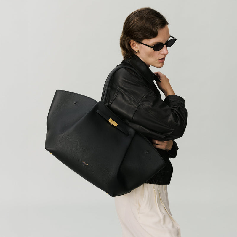 The New York - black small grain -