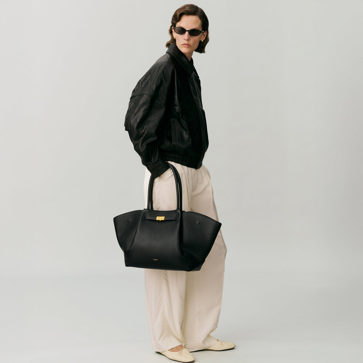 The New York - leopard-effect calf hair & black smooth -