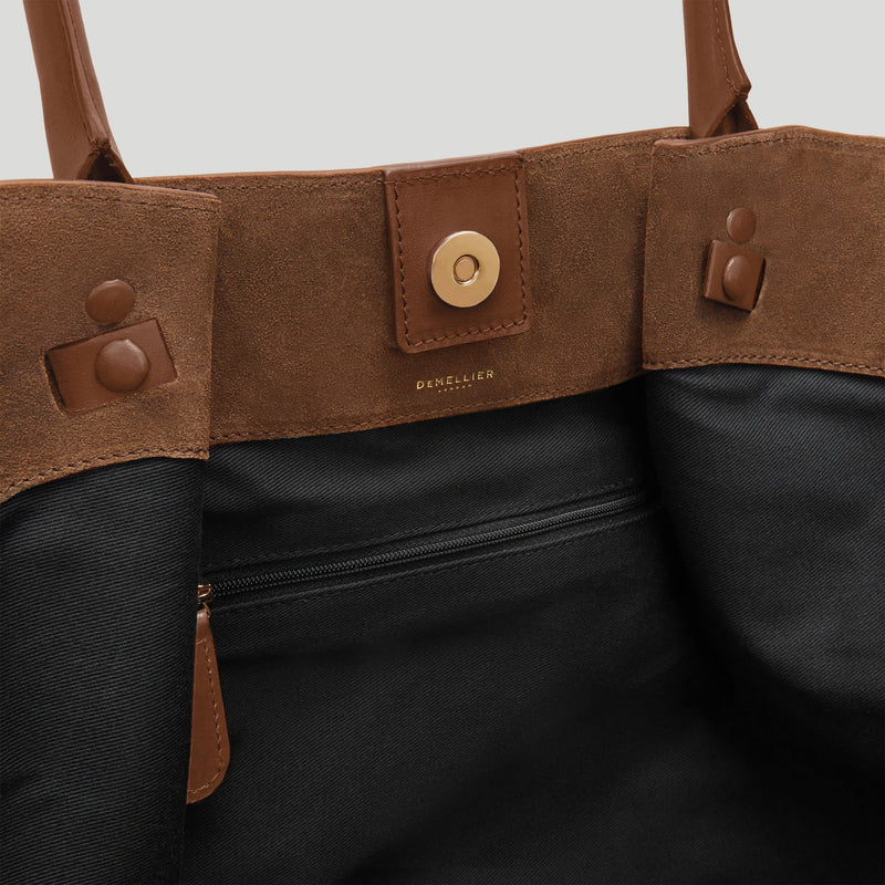 The New York deep tan suede & tan smooth -