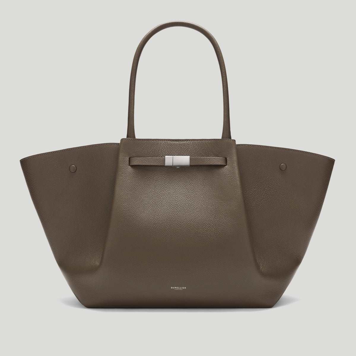 The New York - dark taupe small grain -