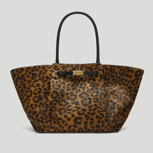 The New York - leopard-effect calf hair & black smooth -