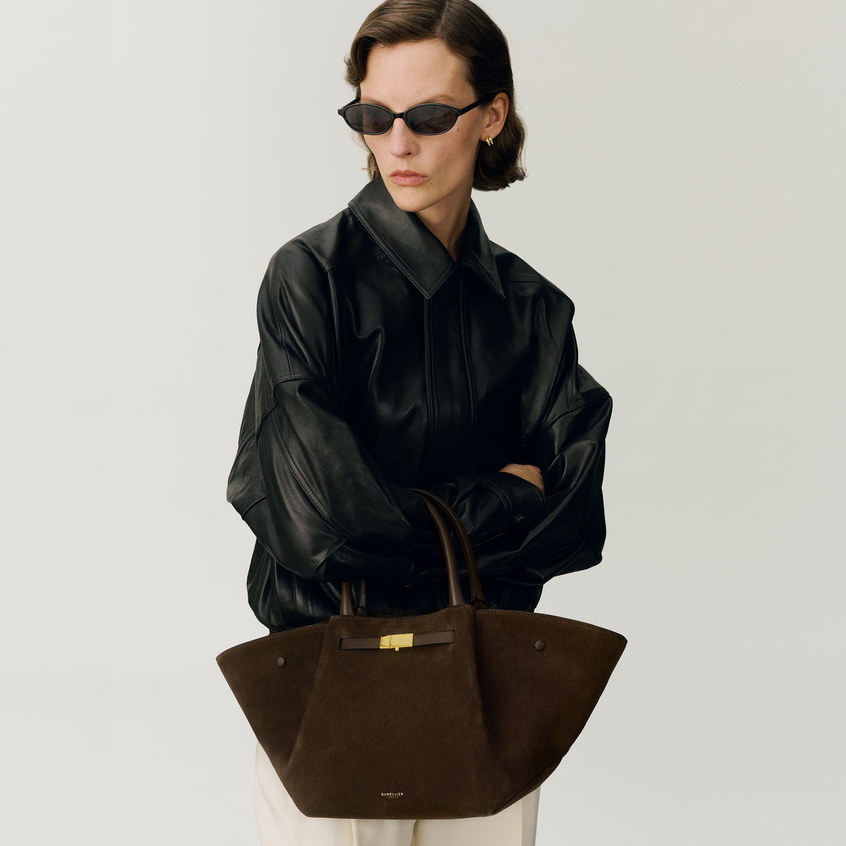 The Midi New York - hazel suede & hazel smooth -