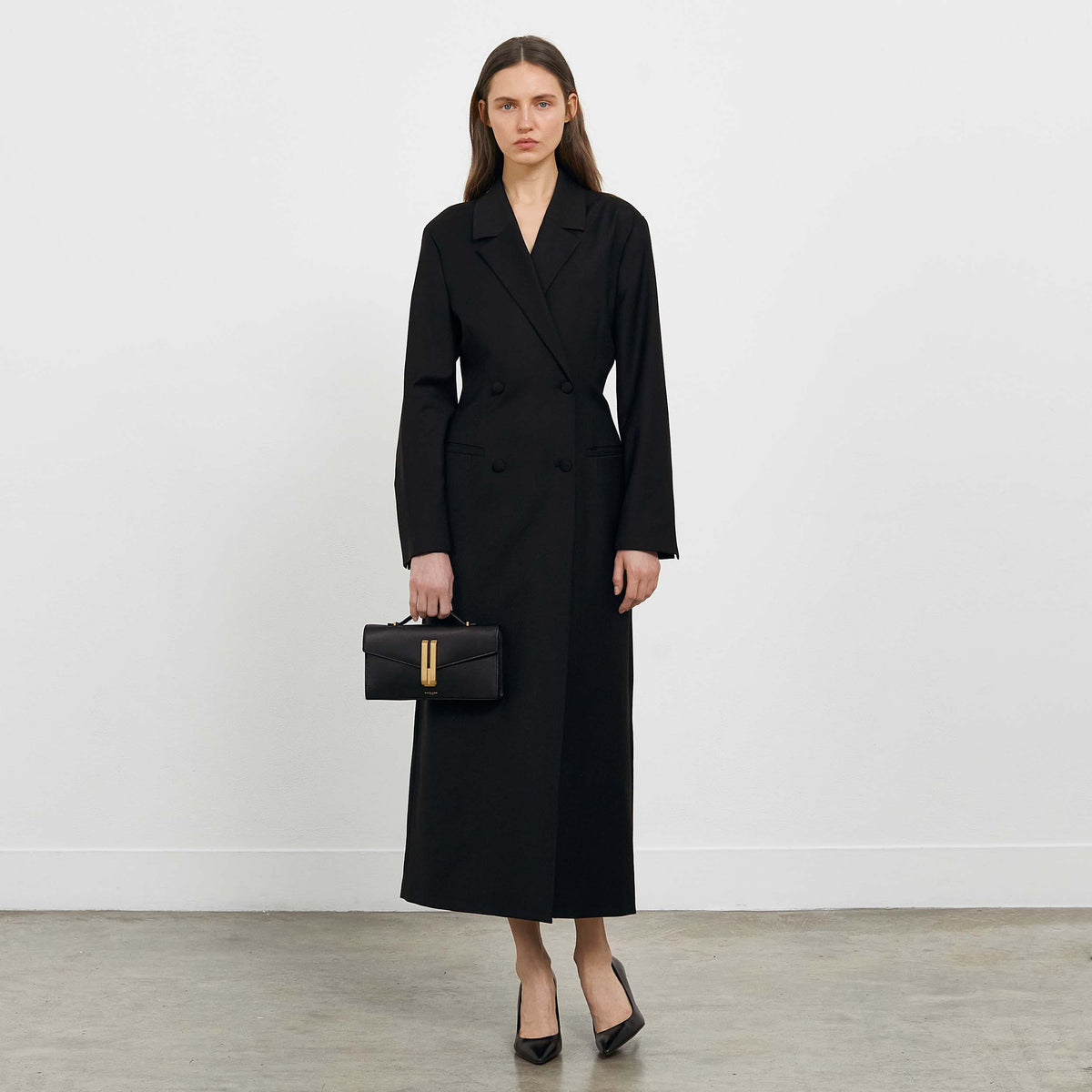 The Vancouver Clutch - black smooth -